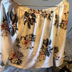 Off the shoulder top.